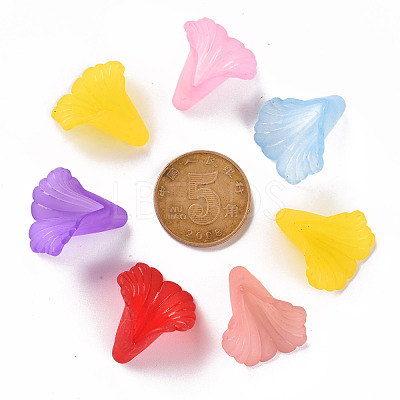 Transparent Acrylic Bead Caps PL551M-1