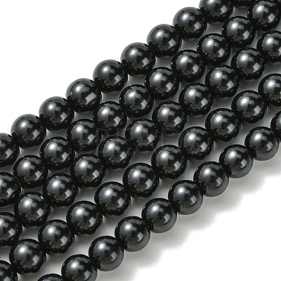 Eco-Friendly Glass Pearl Beads Strands HY-A008-8mm-RB080-1