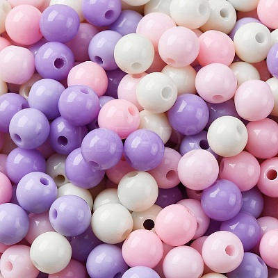 Opaque Acrylic Beads SACR-Q004-01I-1