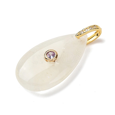 Natural Lemon Jade Pendants G-B188-01G-01-1