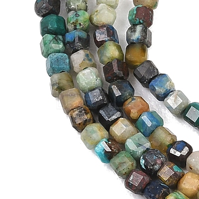 Natural Azurite Beads Strands G-G345-A03-2.5mm-1