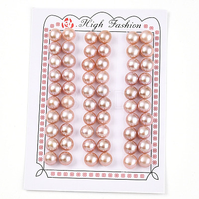 Grade 6A Natural Cultured Freshwater Pearl Beads PEAR-N018-6A-8590C-1