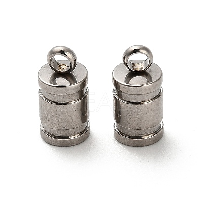 201 Stainless Steel Cord Ends LS-STAS-S167-01D-P-1