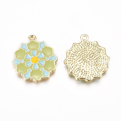 Alloy Enamel Pendants LS-ENAM-E568-12G-1