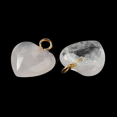 Natural Quartz Crystal Pendants G-E603-01G-10-1