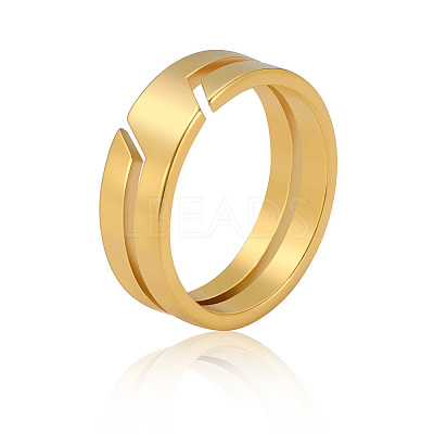 304 Stainless Steel Finger Rings FS-WGF5903-07-1