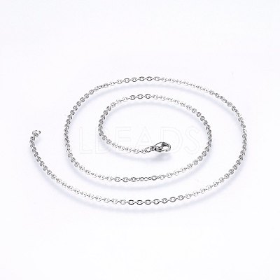 Non-Tarnish 304 Stainless Steel Cable Chains Necklaces NJEW-F226-04P-05-1