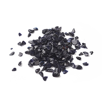 Synthetic Blue Goldstone Beads X-G-O103-25-1