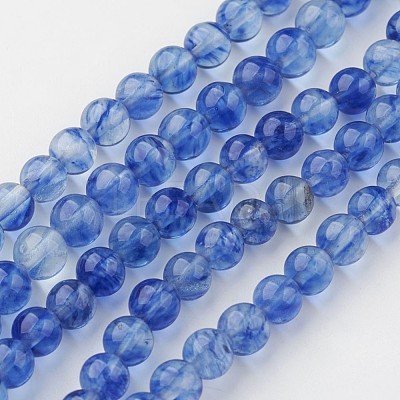 Watermelon Stone Glass Beads Strands G-G913-6mm-03-1