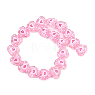 Handmade Lampwork Beads Strands LAMP-R004-06B-03-1