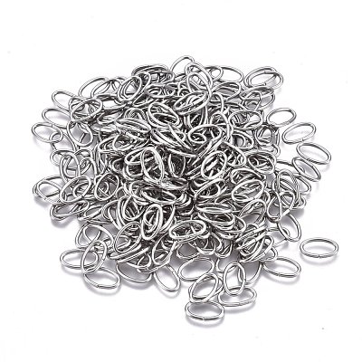 Tarnish Resistant 304 Stainless Steel Open Jump Rings STAS-F250-11P-S-1