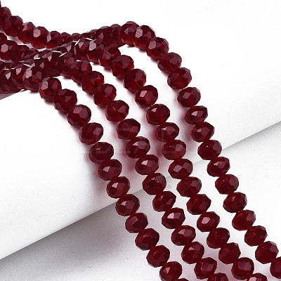 Glass Beads Strands EGLA-A034-T8mm-D32-1