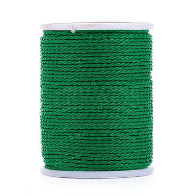 Round Waxed Polyester Cord X-YC-G006-01-1.0mm-18-1