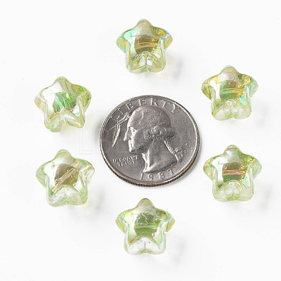 1-Hole Transparent Acrylic Buttons MACR-S373-129-C02-1