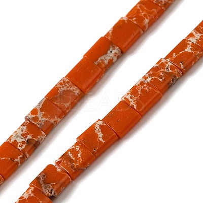 Synthetic Imperial Jasper Beads Strands G-F762-A09-01-1
