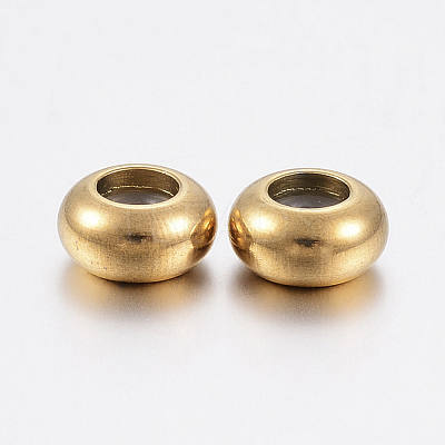 Ion Plating(IP) 202 Stainless Steel Beads X-STAS-F148-9mm-07G-1