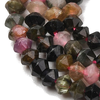 Natural Multicolor Tourmaline Beads Strands G-D110-C02-01-1