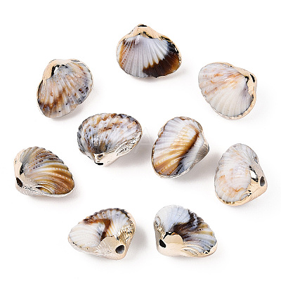 Electroplate Acrylic Beads OACR-S021-55-1