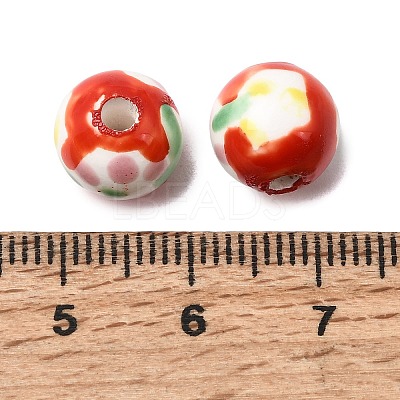Handmade Porcelain Beads PORC-A034-02G-1