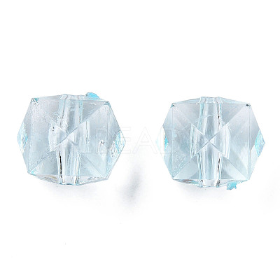 Transparent Acrylic Beads TACR-Q259-10mm-V38-1