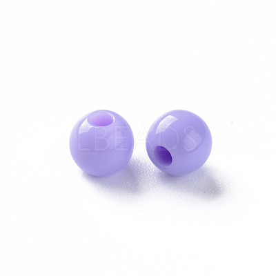 Opaque Acrylic Beads MACR-S370-C6mm-SS2114-1