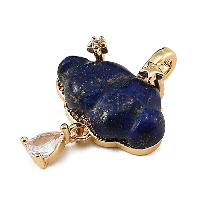 Natural Mixed Stone Carved Pendants GG-CBA5963-03-1