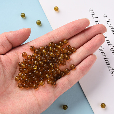Transparent Acrylic Beads MACR-S370-A6mm-737-1
