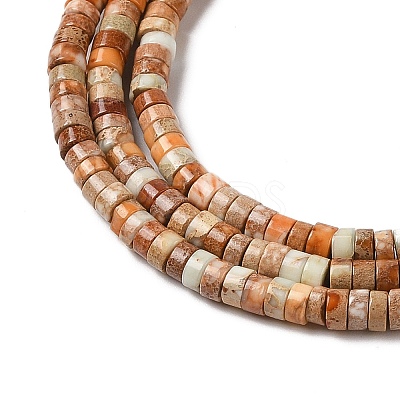 Natural Imperial Jasper Beads Strands G-Q171-A01-01F-1