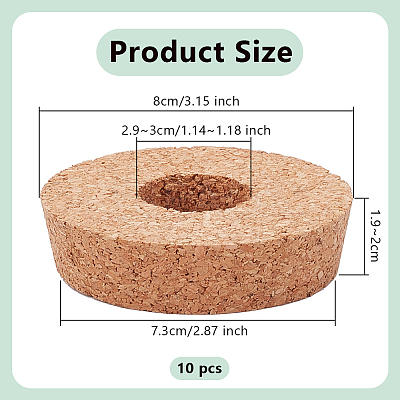 Cork Bottle Stoppers AJEW-WH0348-539B-1