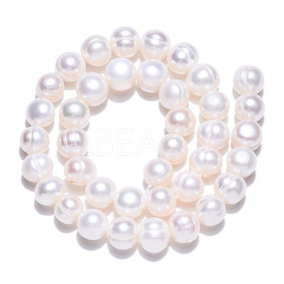 Natural Cultured Freshwater Pearl Beads Strands PEAR-N013-09C-1