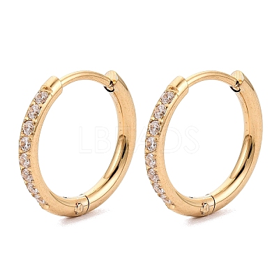 304 Stainless Steel Hoop Earrings STAS-Q113-13G-01-1