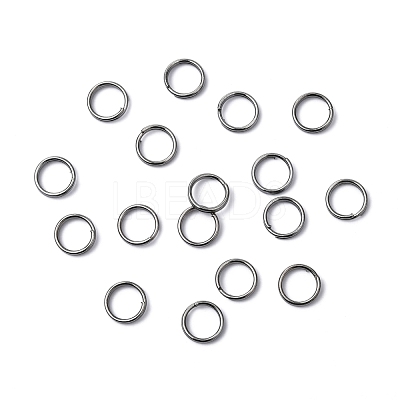 Iron Split Rings JRD6MM-01B-NF-1