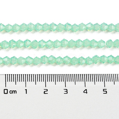 Baking Paint Transparent Glass Beads Strands DGLA-F029-J4mm-05-1