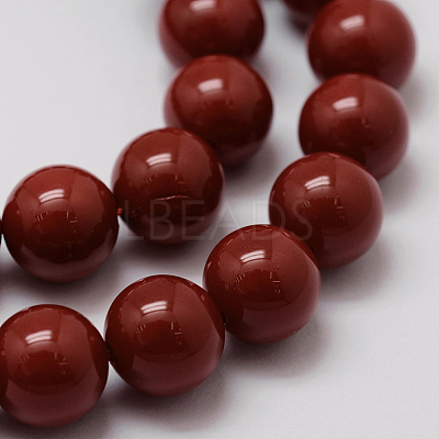 Shell Pearl Beads Strands BSHE-L026-01-12mm-1