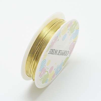 Round Copper Jewelry Wire CW0.4mm018-1