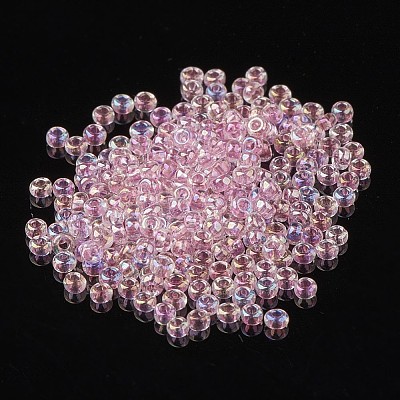 FGB 8/0 Grade A Round Glass Seed Beads SEED-N002-E-308-1