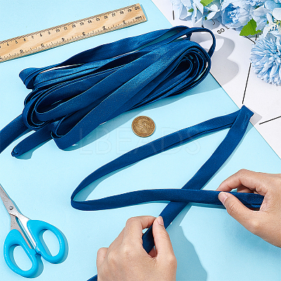 6M Polyester Satin Ribbons OCOR-WH0082-66B-1