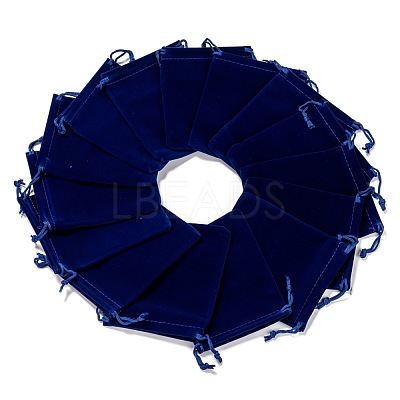 Rectangle Velvet Pouches X-TP-R002-10x12-03-1