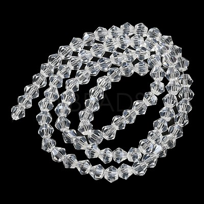 Transparent Electroplate Glass Beads Strands LS-GLAA-F029-3mm-C13-1