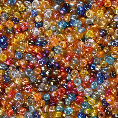 12/0 Round Glass Seed Beads SEED-US0003-2mm-TR-1