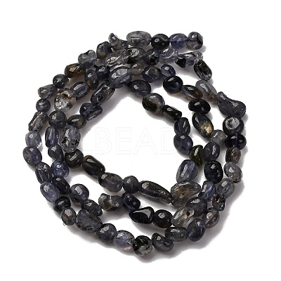 Natural Iolite/Cordierite/Dichroite Beads Strands G-I389-A34-01A-1