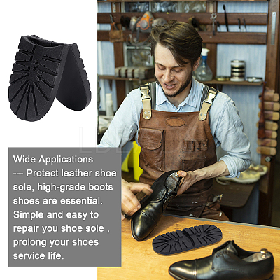 Anti Skid Rubber Shoes Bottom Heel Sole DIY-WH0304-241B-1