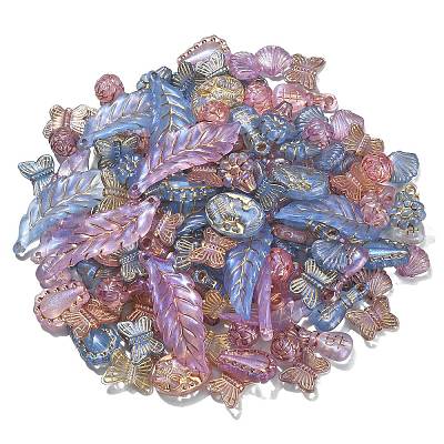 100g Plating Acrylic Beads KY-CJ0001-61-1