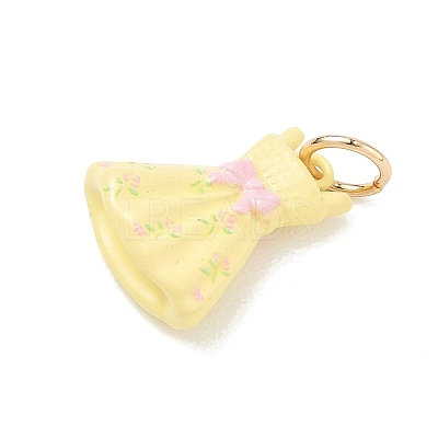 Brass Enamel Pendants KK-CBA1122-01G-01-1