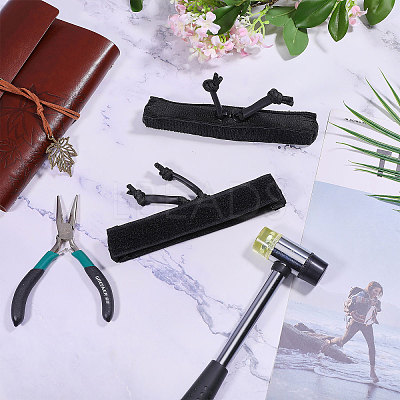 Nylon & Plastic Outdoor Tactical Vest Zipper Strip DIY-WH0128-60C-1