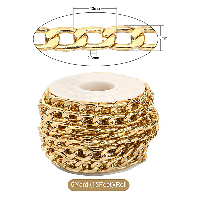Aluminium Curb Chains CHA-CJC0001-01G-1