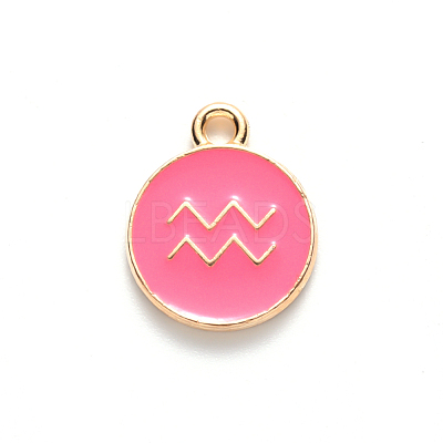 Alloy Enamel Pendants ENAM-S124-01B-03J-1