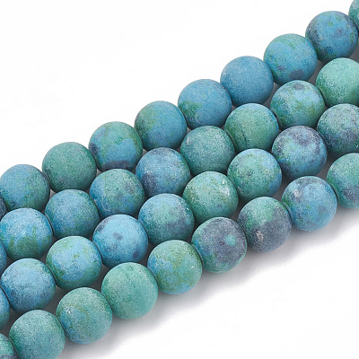 Synthetic Chrysocolla Beads Strands X-G-T106-194-1