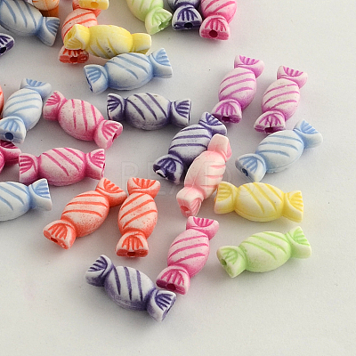 Craft Style Acrylic Beads MACR-Q157-M18-1