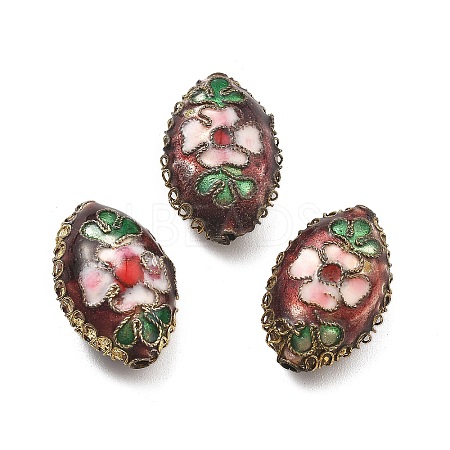 Handmade Cloisonne Beads CLB-Q002-09A-1
